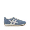 BLUE AND WHITE SUEDE SNEAKERS
