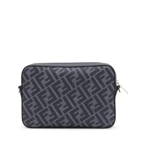 BLUE CAMERA CASE DIAGONAL CROSSBODY BAG