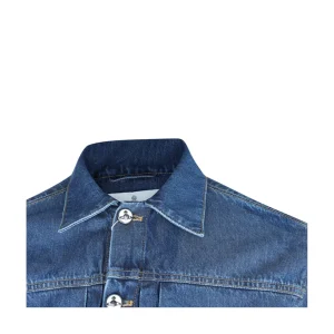 BLUE COTTON DENIM JACKET