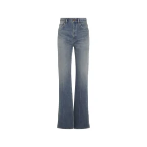 BLUE COTTON DENIM JEANS