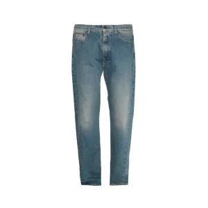 BLUE COTTON DENIM JEANS