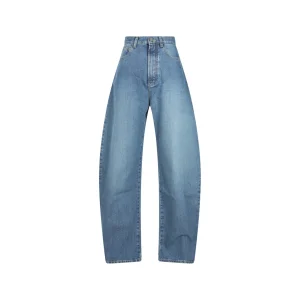 BLUE COTTON DENIM JEANS