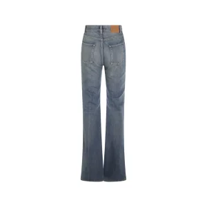 BLUE COTTON DENIM JEANS