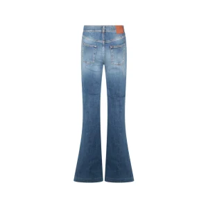 BLUE COTTON DENIM JEANS