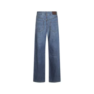 BLUE COTTON DENIM JEANS