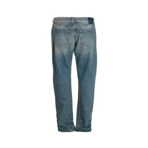 BLUE COTTON DENIM JEANS