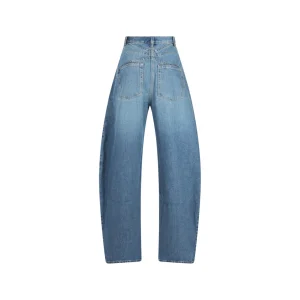 BLUE COTTON DENIM JEANS