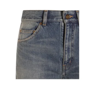 BLUE COTTON DENIM JEANS