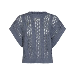 BLUE COTTON KNITWEAR