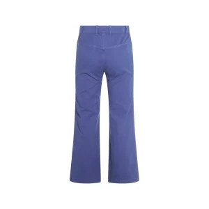 BLUE COTTON PANTS