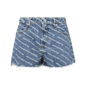 BLUE COTTON SHORTS