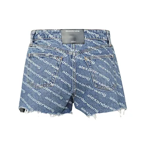 BLUE COTTON SHORTS
