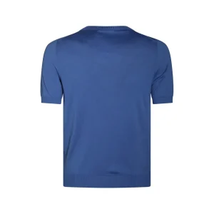 BLUE COTTON T-SHIRT