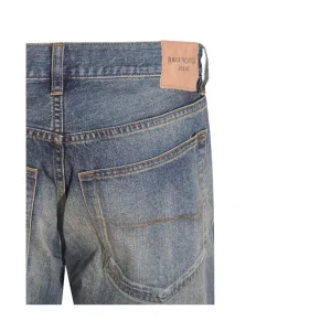 BLUE GREY COTTON DENIM JEANS