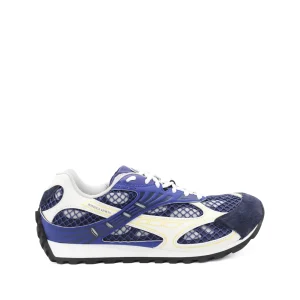 BLUE LEATHER SNEAKERS