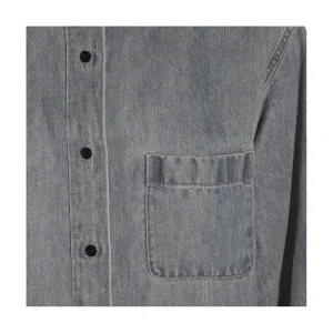 BLUE LINEN NESSON SHIRT