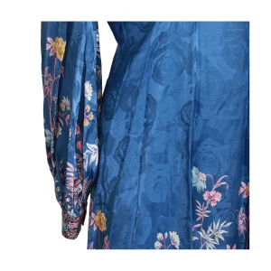BLUE VISCOSE DRESS