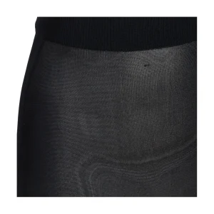 BLUE VISCOSE MIDI SKIRT