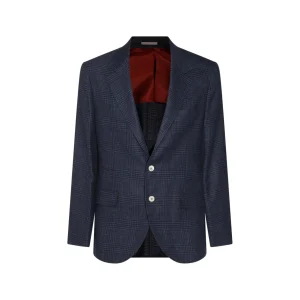 BLUE WOOL BLAZER
