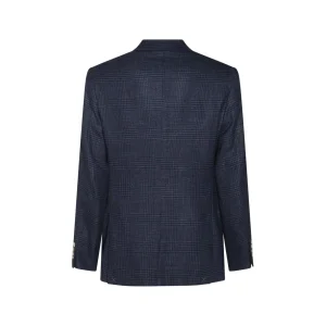 BLUE WOOL BLAZER