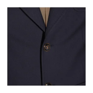BLUE WOOL BLAZER