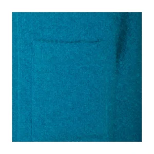 BLUE WOOL DOWN JACKET