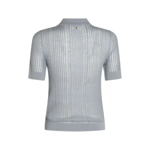 BLUE WOOL POLP SHIRT