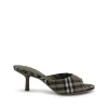 BROWN CANVAS MULES