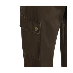 BROWN COTTON PANTS