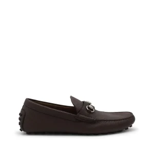 BROWN LEATHER LOAFERS