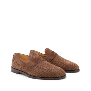 BROWN LEATHER LOAFERS