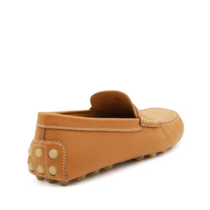 BROWN LEATHER LOAFERS