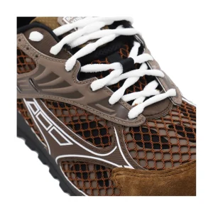 BROWN LEATHER SNEAKERS