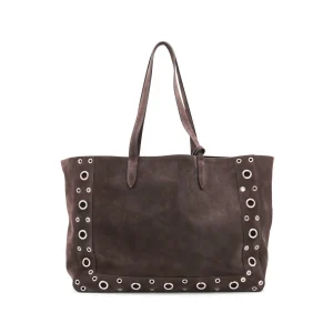 BROWN SUEDE NELLCOTE TOTES