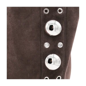 BROWN SUEDE NELLCOTE TOTES