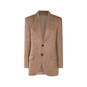 BROWN WOOL BLAZER