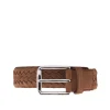 CAMEL LEATHER BELT