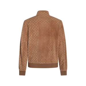 CAMEL LEATHER JACKET