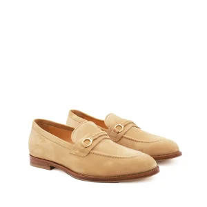 CAMEL LOAFERS