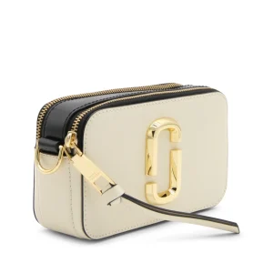 CLOUD WHITE AND MULTICOLOUR LEATHER THE SNAPSHOT CROSSBODY BAG