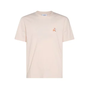 CREAM COTTON T-SHIRT