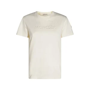 CREAM COTTON T-SHIRT