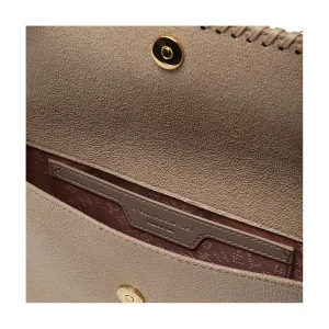 CREAM FAUX LEATHER FALABELLA CROSSBODY BAG