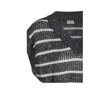DARK BLUE LINEN KNITWEAR