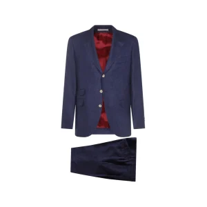 DARK BLUE LINEN SUITS