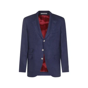 DARK BLUE LINEN SUITS