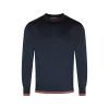 DARK BLUE WOOL KNITWEAR