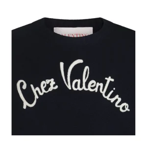 DARK BLUE WOOL KNITWEAR