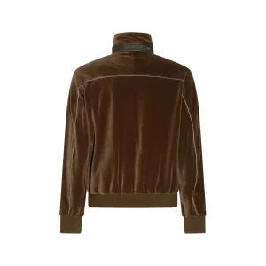 DARK GREEN COTTON SWEATSHIRT