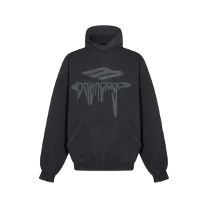 DARK GREY COTTON SWEATSHIRT